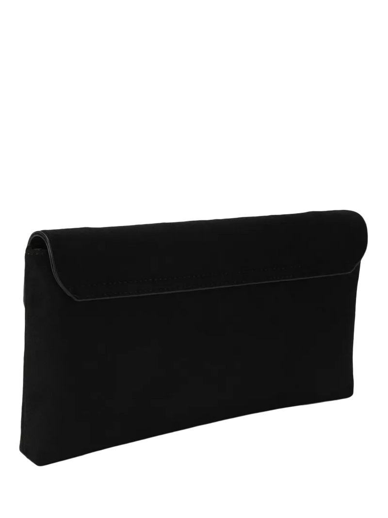 Carvela Maria envelope clutch bag in black, imported from the UK