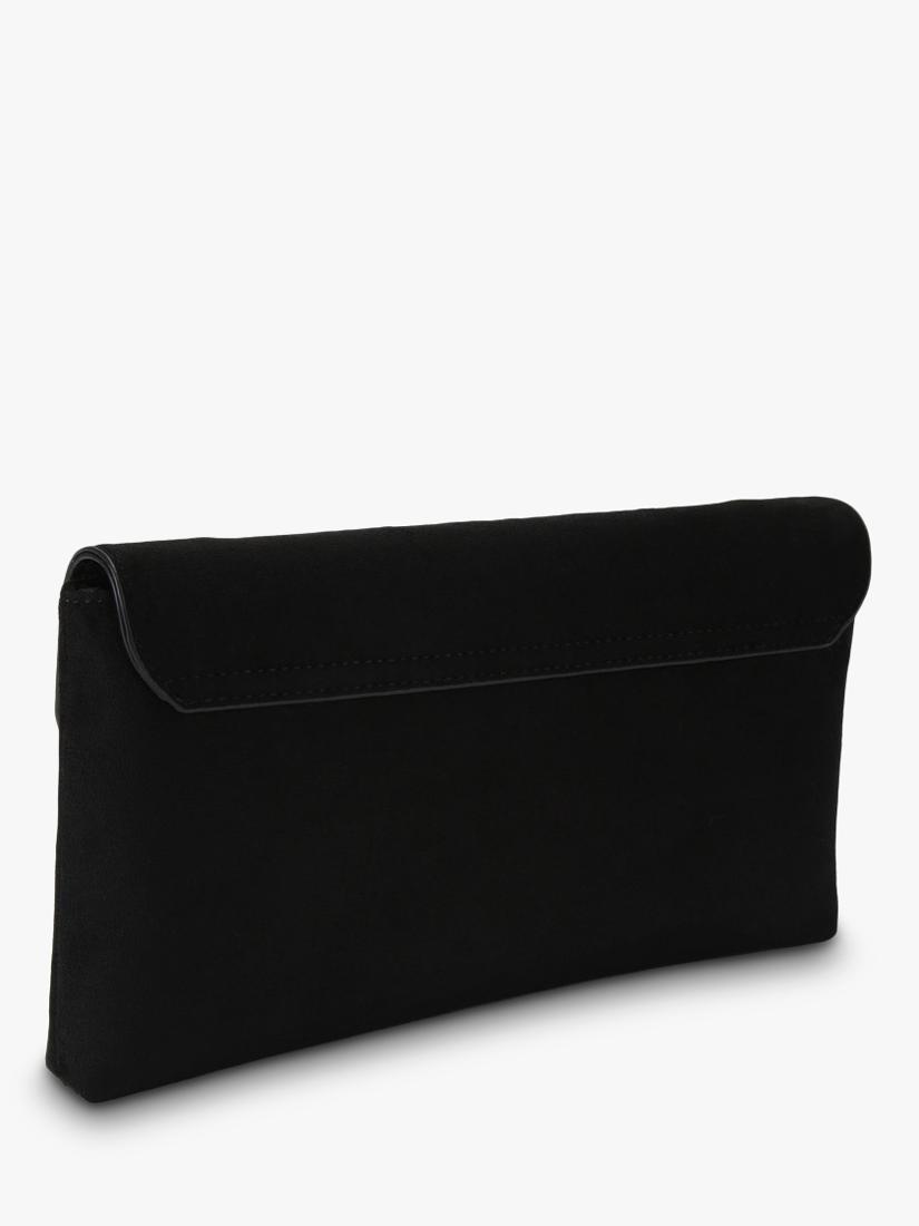 Carvela Maria envelope clutch bag in black, imported from the UK