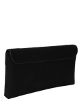 Carvela Maria envelope clutch bag in black, imported from the UK