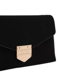 Carvela Maria envelope clutch bag in black, imported from the UK