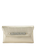 Carvela Lusso embellished clutch bag gold chain strap - British product
