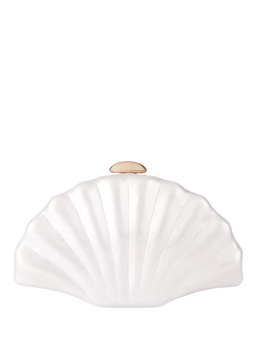 Carvela clutch bag cream and gold - British product
