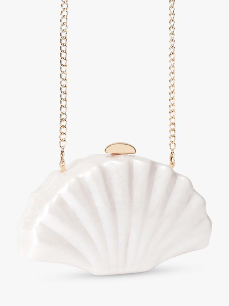 Carvela clutch bag cream and gold - British product