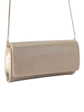 Carvela Gemma embellished clutch bag gold metallic - British product