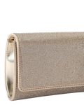 Carvela Gemma embellished clutch bag gold metallic - British product