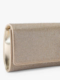 Carvela Gemma embellished clutch bag gold metallic - British product