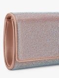 Carvela pale pink embellished clutch bag, UK version