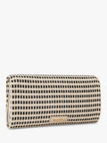 Carvela raffia flower clutch bag, imported from the UK