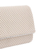 KG Kurt Geiger Tilly pearl clutch bag white - British product