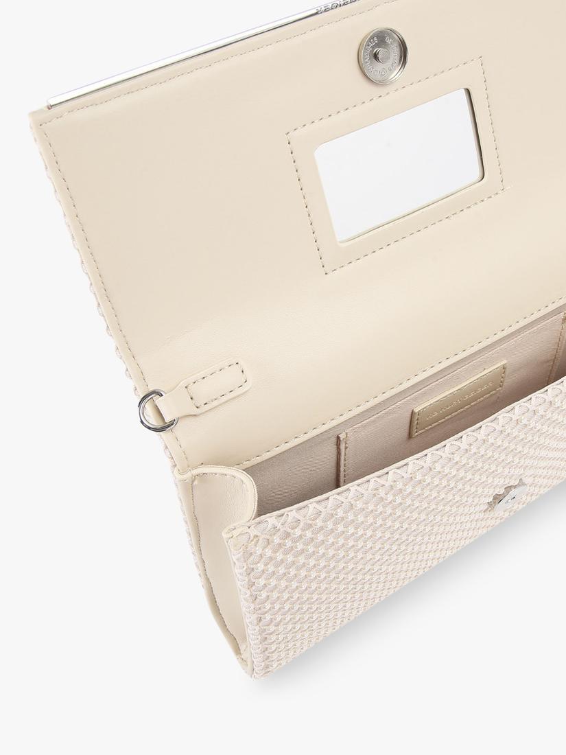 KG Kurt Geiger Tilly pearl clutch bag white - British product