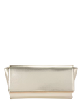 KG Kurt Geiger Tilly faux leather clutch bag in gold, UK version
