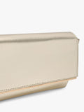 KG Kurt Geiger Tilly faux leather clutch bag in gold, UK version
