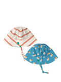 Little Green Radicals reversible sun hats pack of 2, UK version