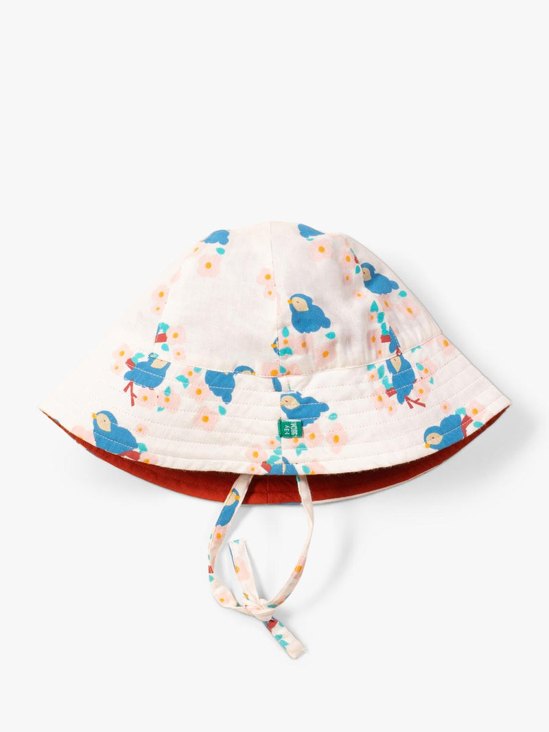 Little Green Radicals kids reversible printed sun hats pack of 2 (British brand)