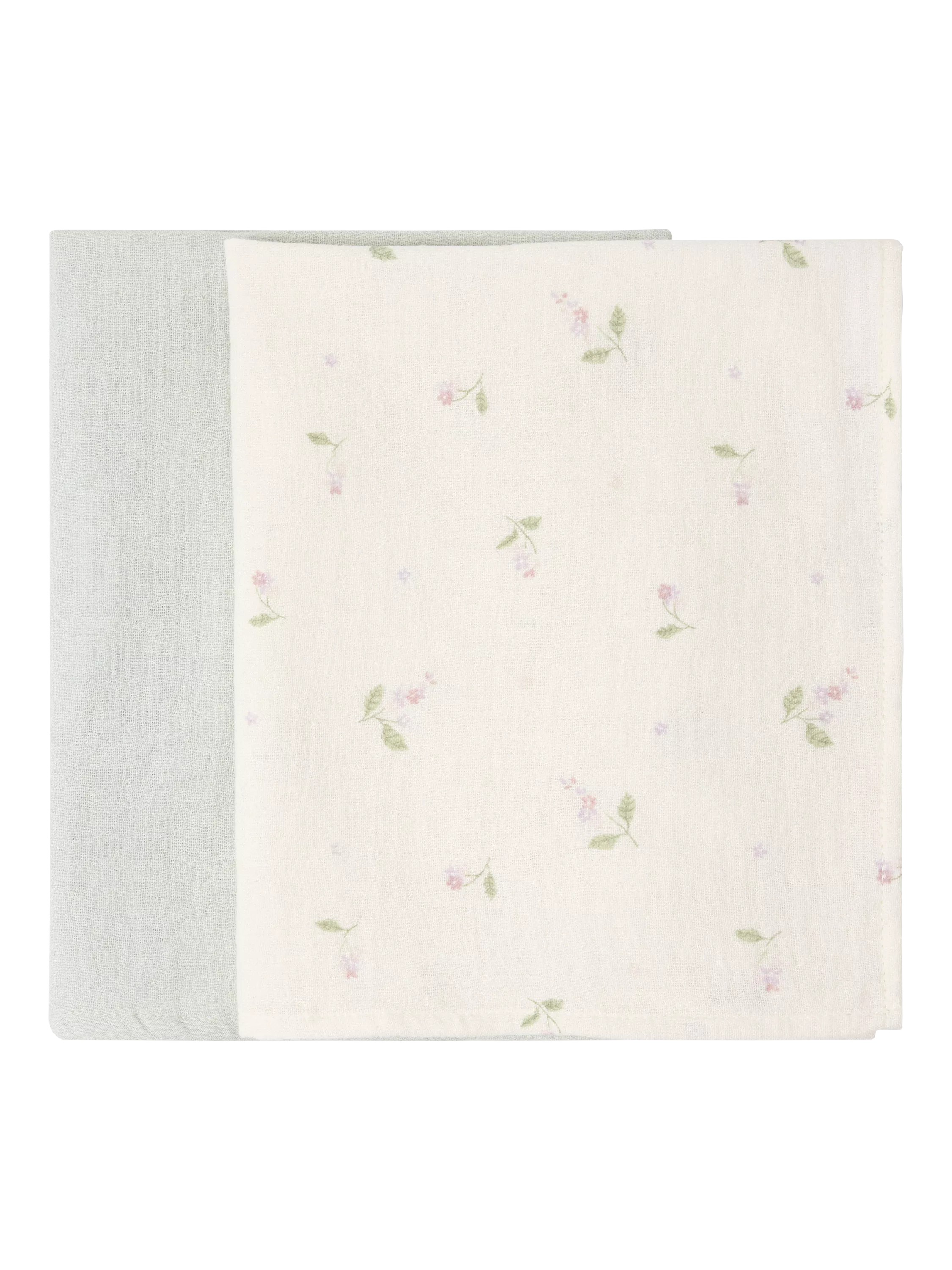 Lindex baby muslin 2-pack white, imported from the UK