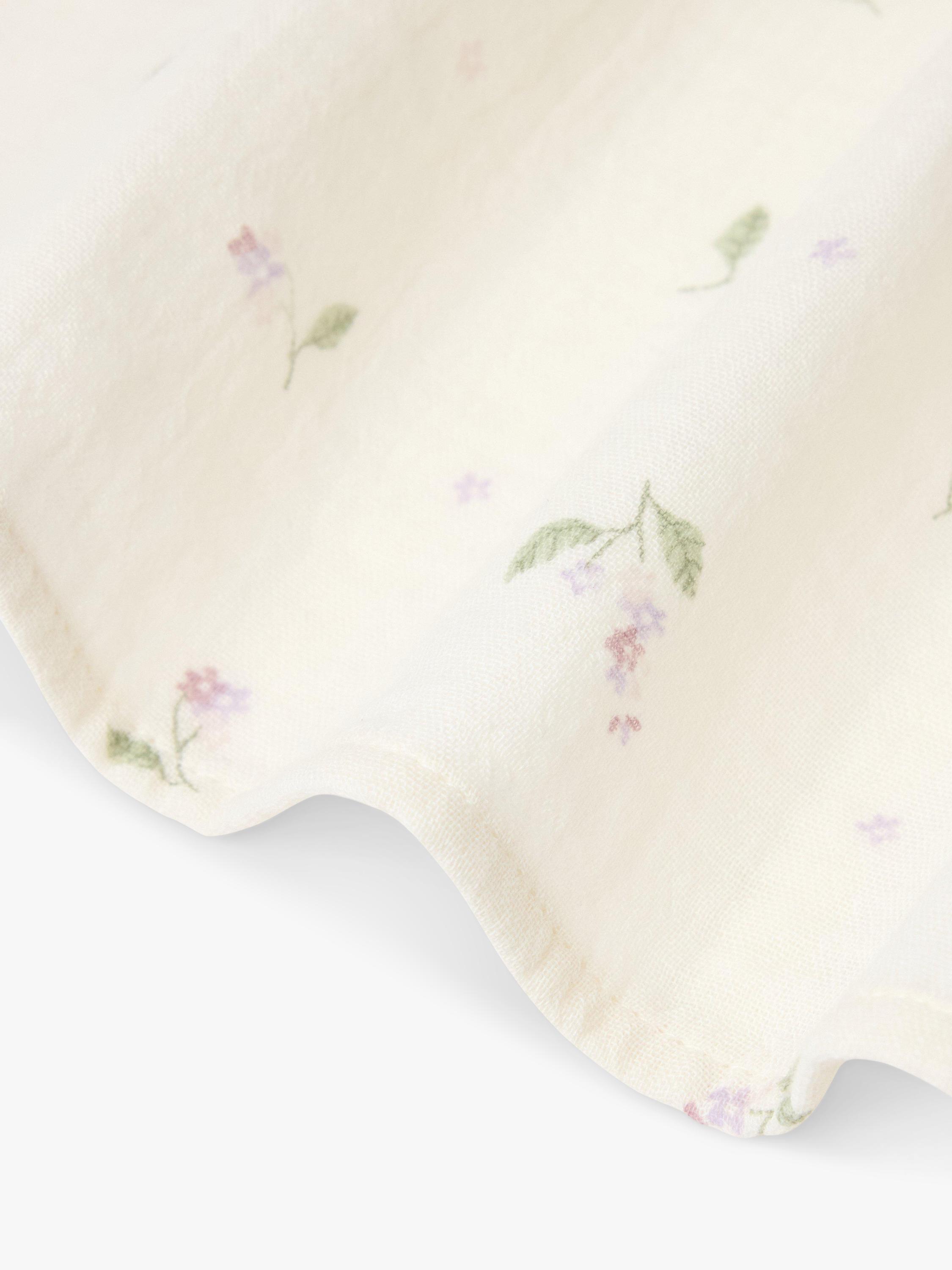 Lindex baby muslin 2-pack white, imported from the UK