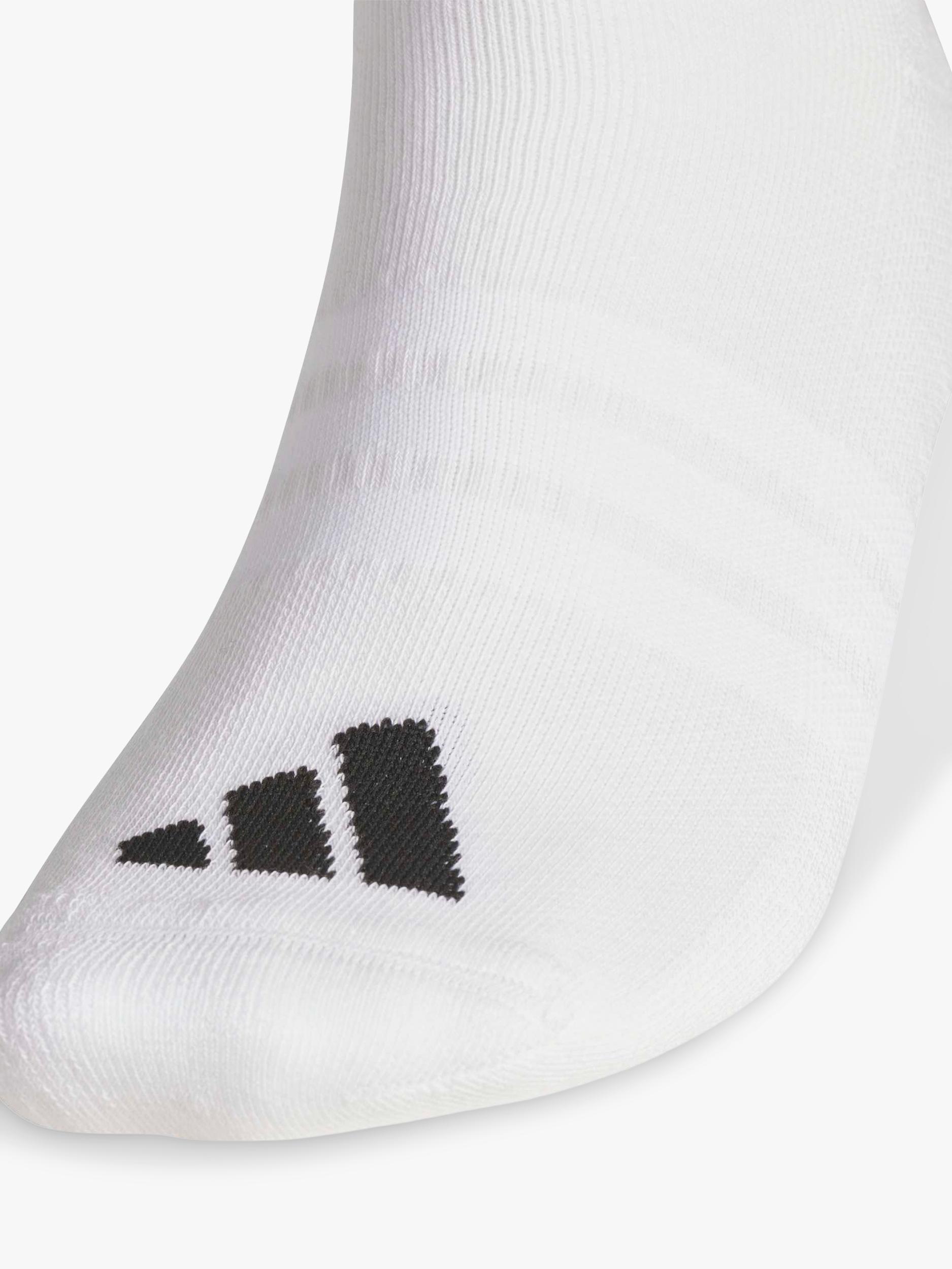 adidas Performance Ankle Socks pack of 3 grey white black - British product
