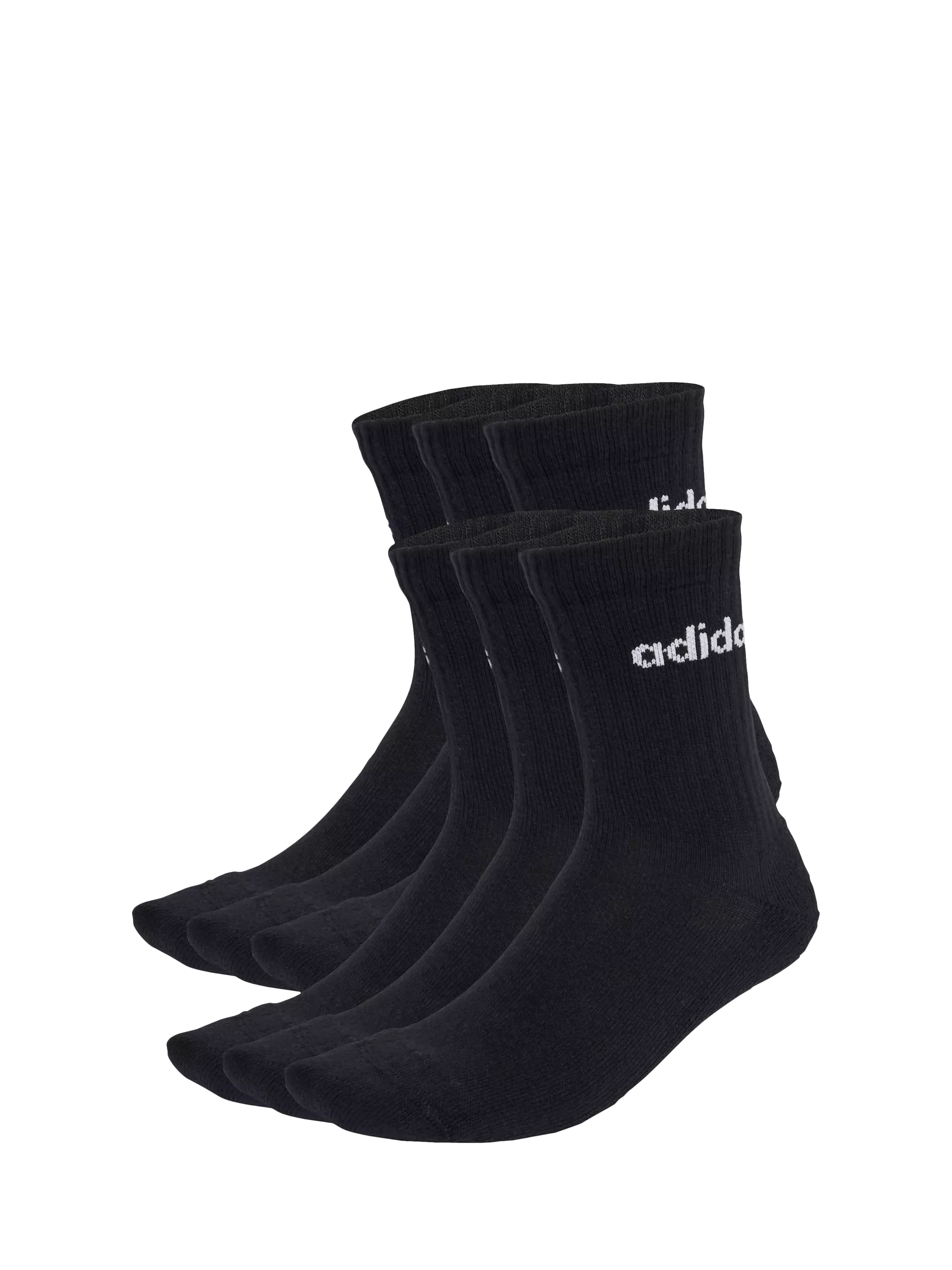 adidas crew cushioned socks 6 pack - British product
