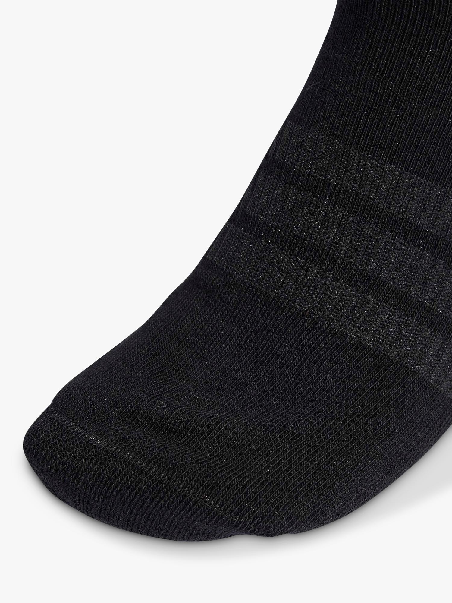 adidas cushioned ankle socks 3-pack black white - British product