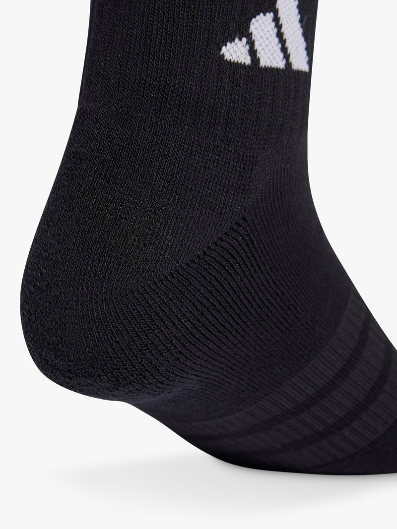 adidas cushioned ankle socks 3-pack black white - British product