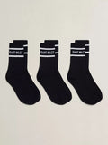 GANT kids stripe socks pack of 3 black (British brand)