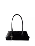 Calvin Klein Emblem shoulder bag in black, UK version