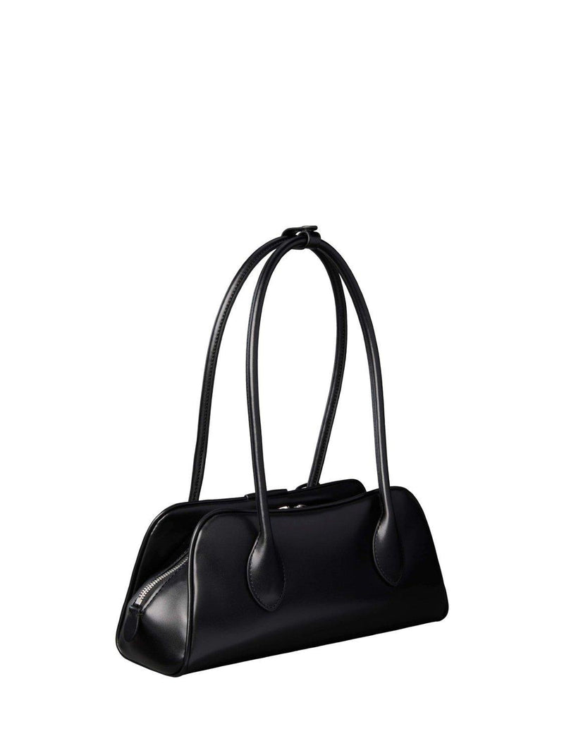 Calvin Klein Emblem shoulder bag in black, UK version