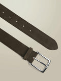 Charles Tyrwhitt suede belt chocolate brown, UK version