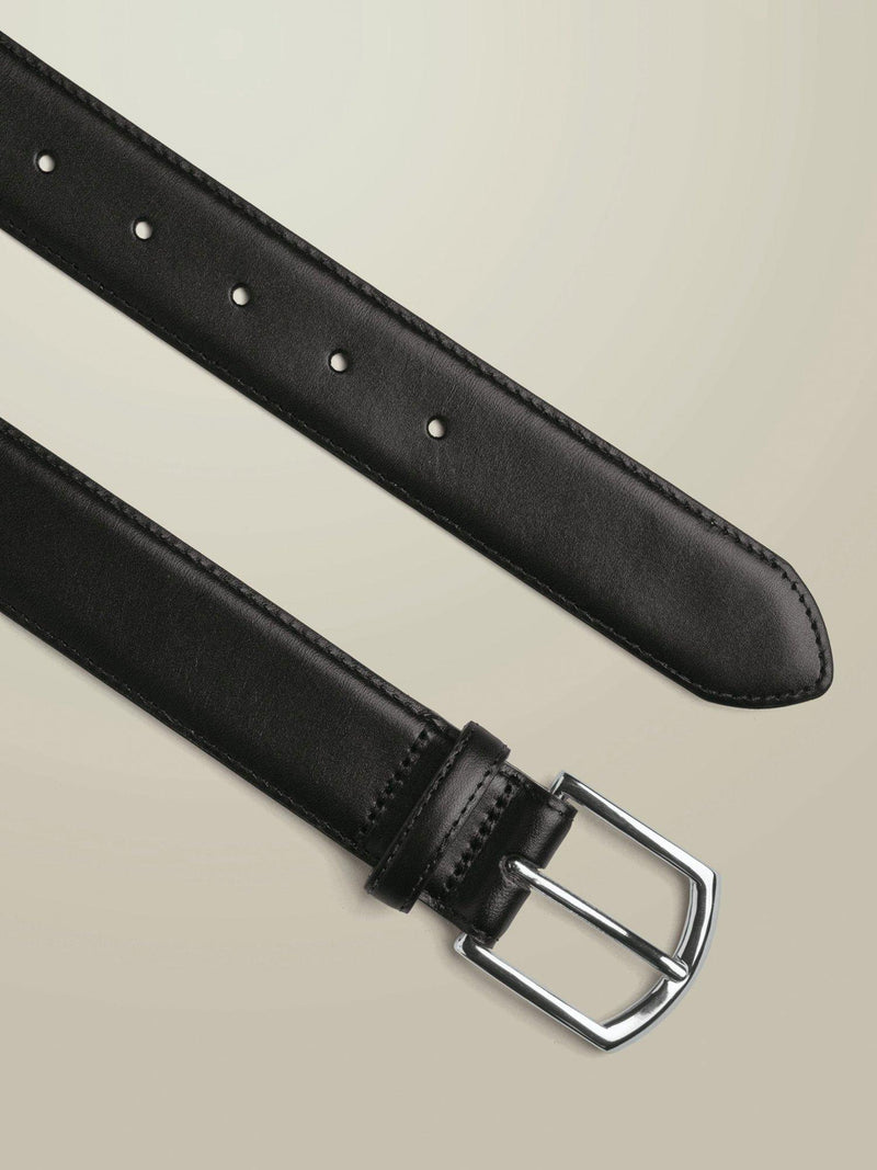 Charles Tyrwhitt leather formal belt black, UK version