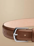 Charles Tyrwhitt formal leather belt tan, imported from the UK