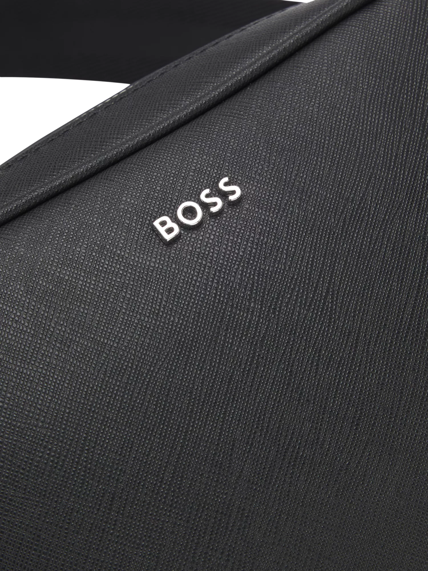 HUGO BOSS black reporter bag bonded leather - British product