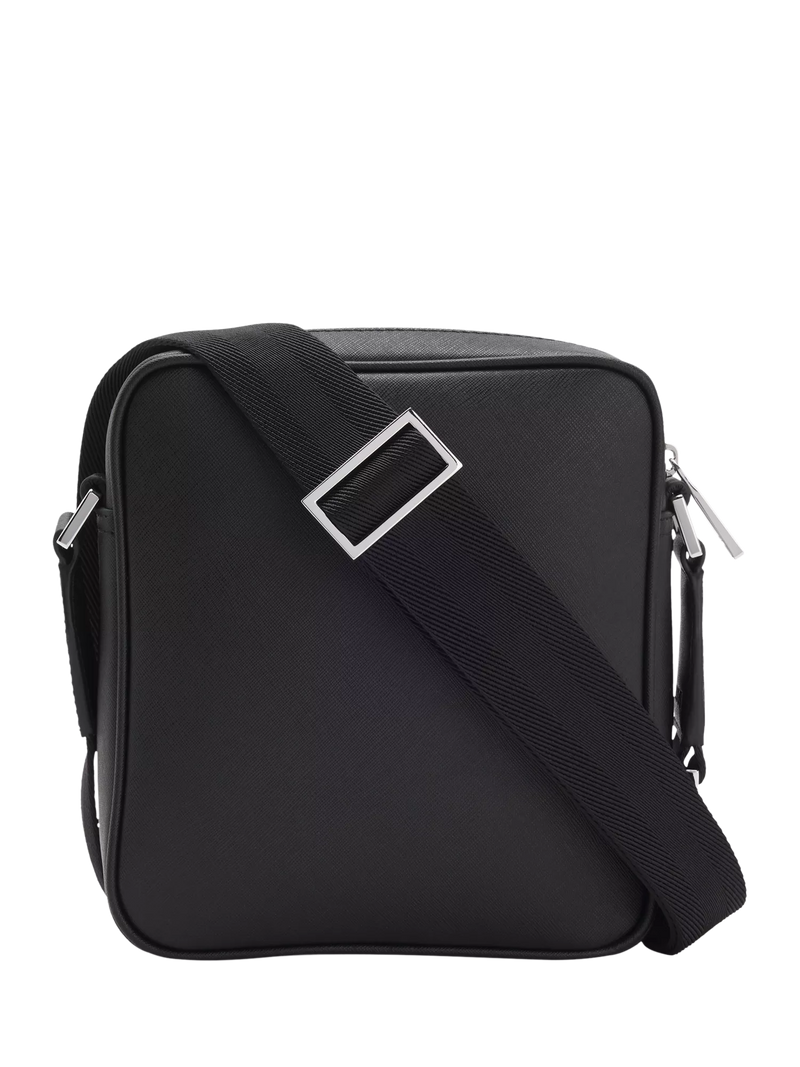 HUGO BOSS black reporter bag bonded leather - British product