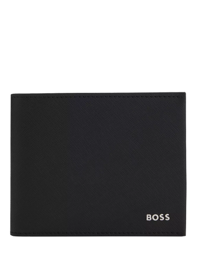 John Lewis HUGO BOSS BOSS Structured Trifold Wallet, Black- Buy online at McGrocer