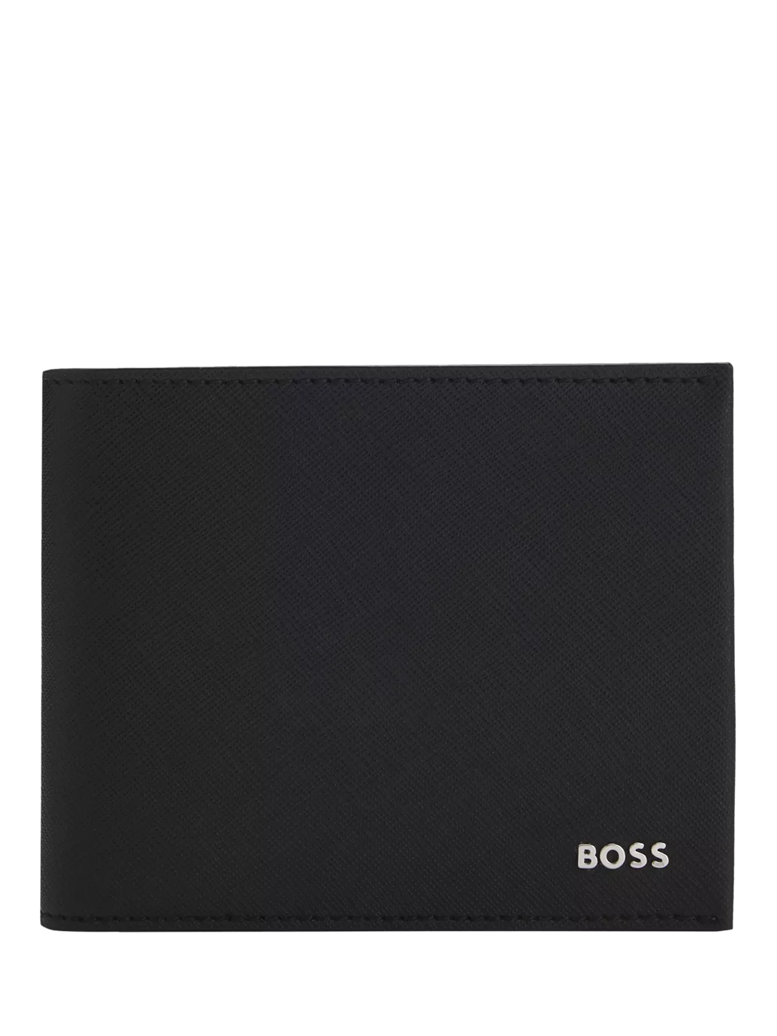 HUGO BOSS BOSS black trifold wallet 9.7x2x11cm - British product
