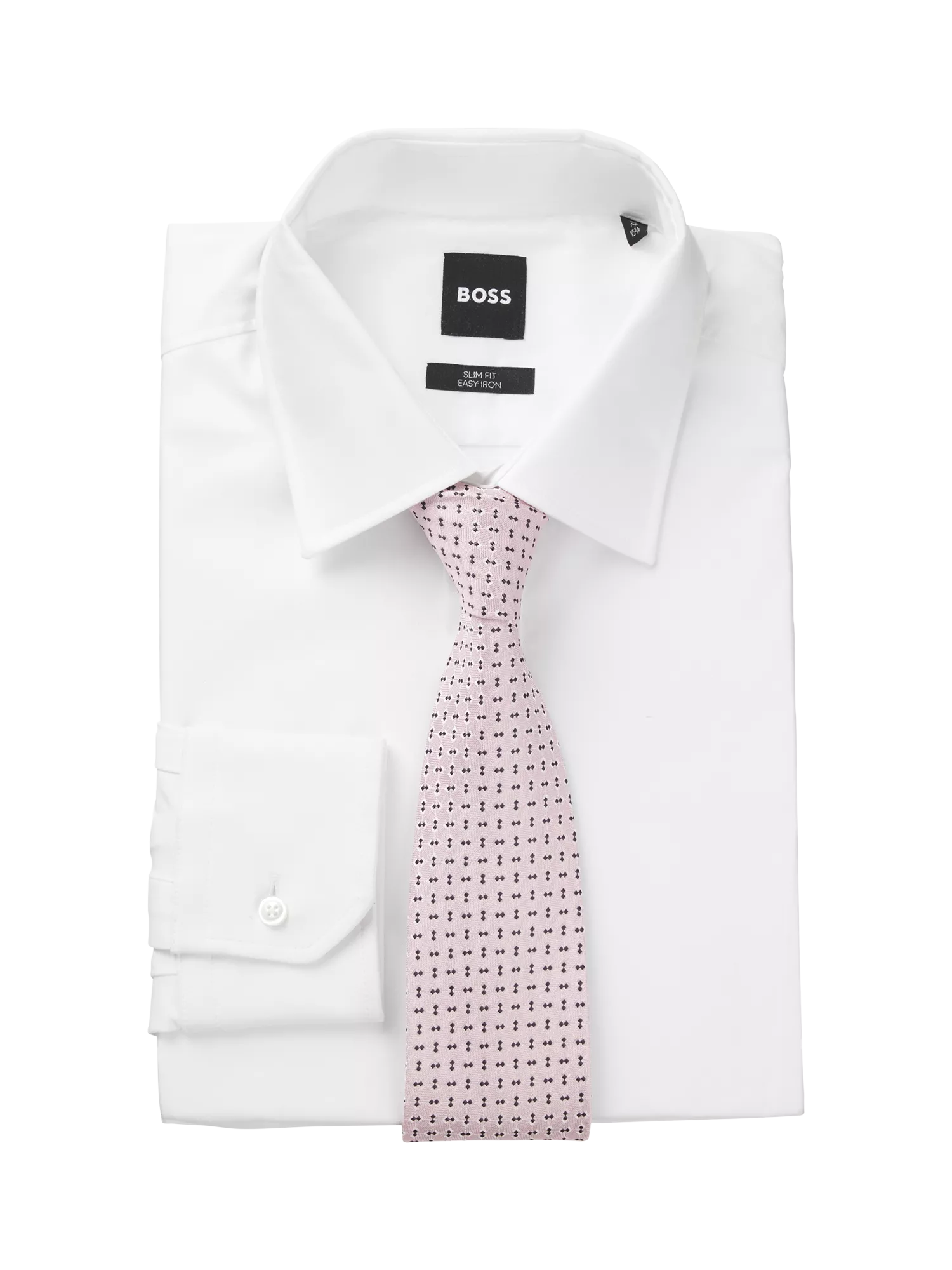 HUGO BOSS medium pink silk tie, imported from the UK