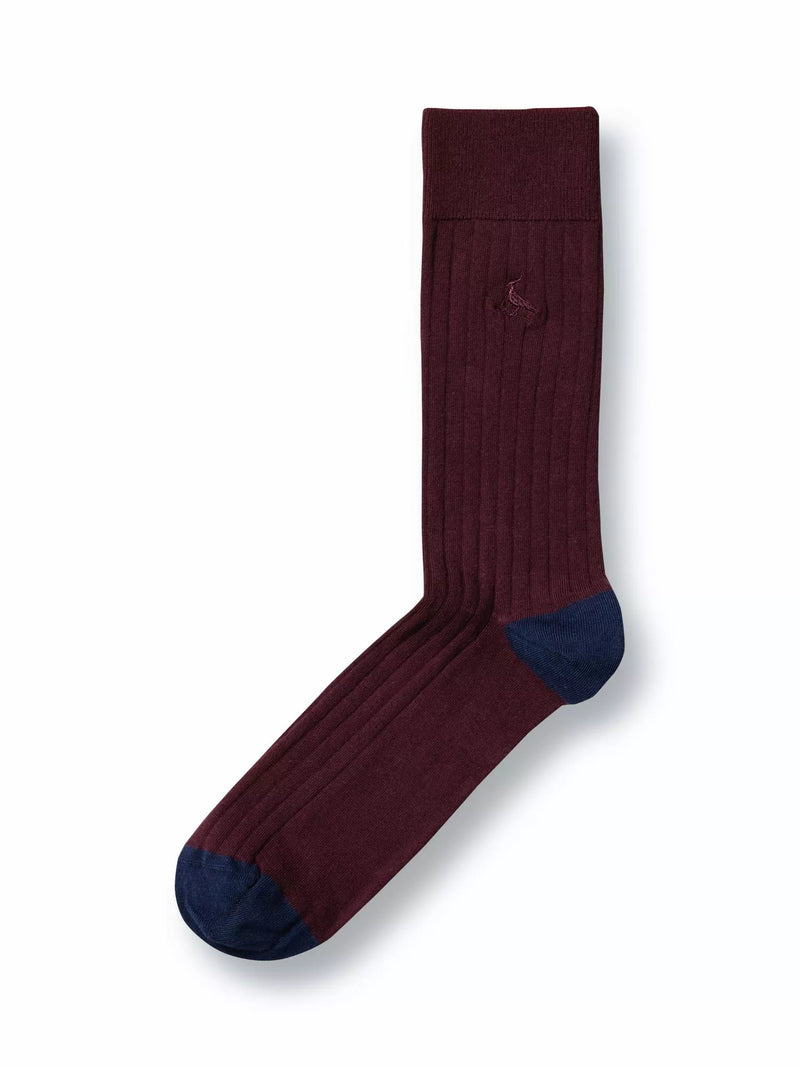 Charles Tyrwhitt Ribbed Cotton Blend Socks
