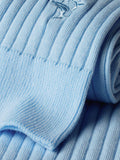 Charles Tyrwhitt ribbed cotton blend socks sky blue (British brand)