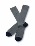 Charles Tyrwhitt Ribbed Cotton Blend Crew Socks