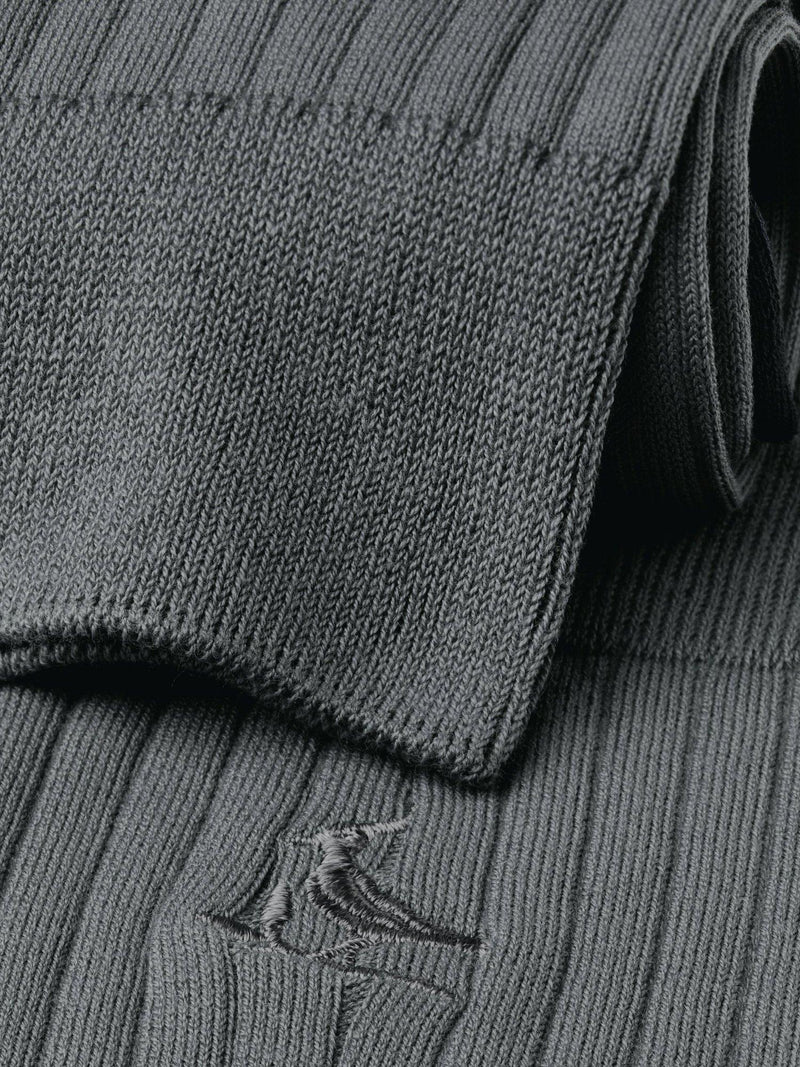 Charles Tyrwhitt ribbed cotton blend crew socks (British brand)