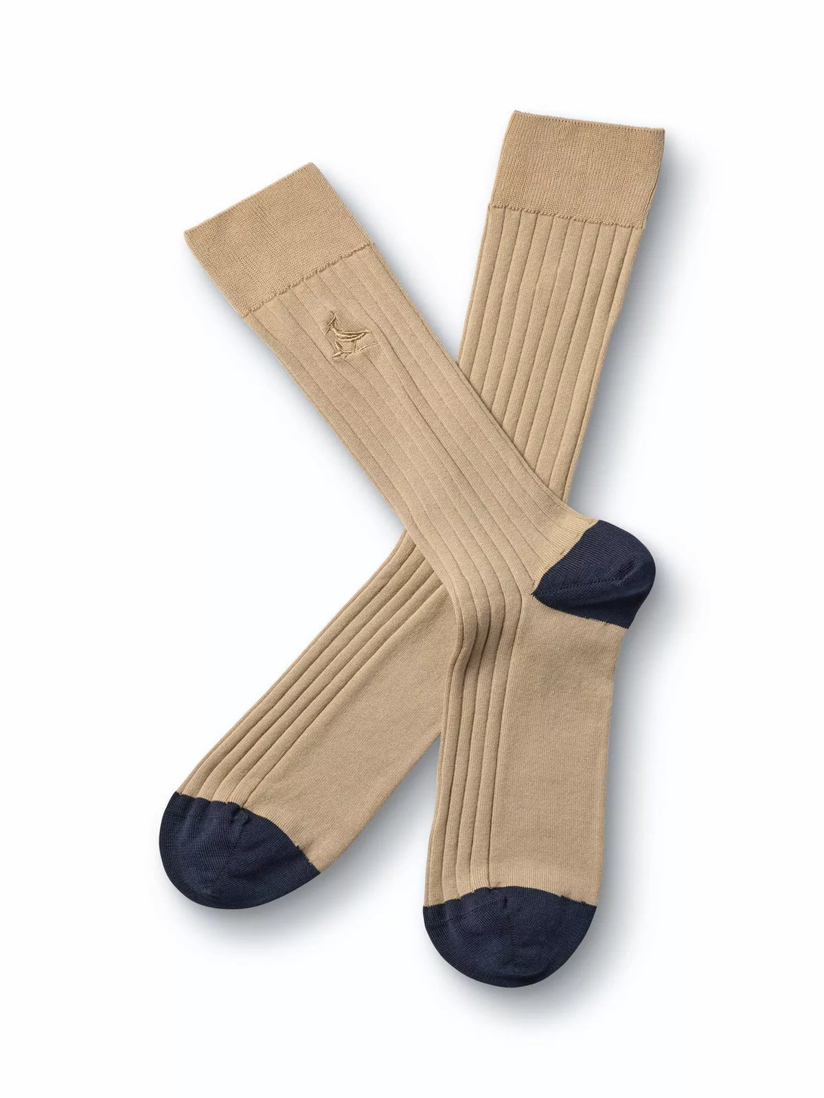 Charles Tyrwhitt ribbed cotton blend crew socks (British brand)