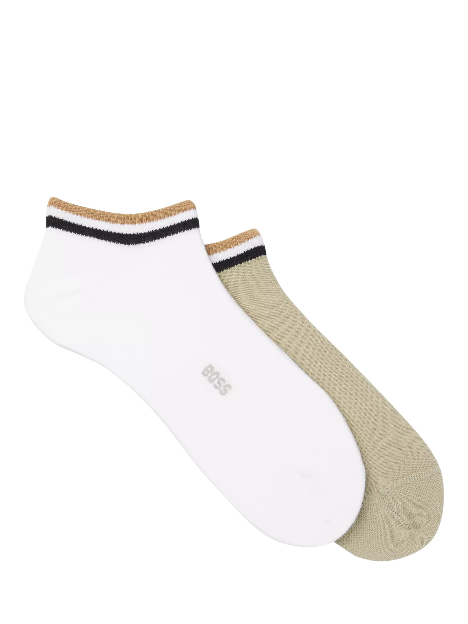 HUGO BOSS trainer socks medium green - British product