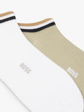 HUGO BOSS trainer socks medium green - British product