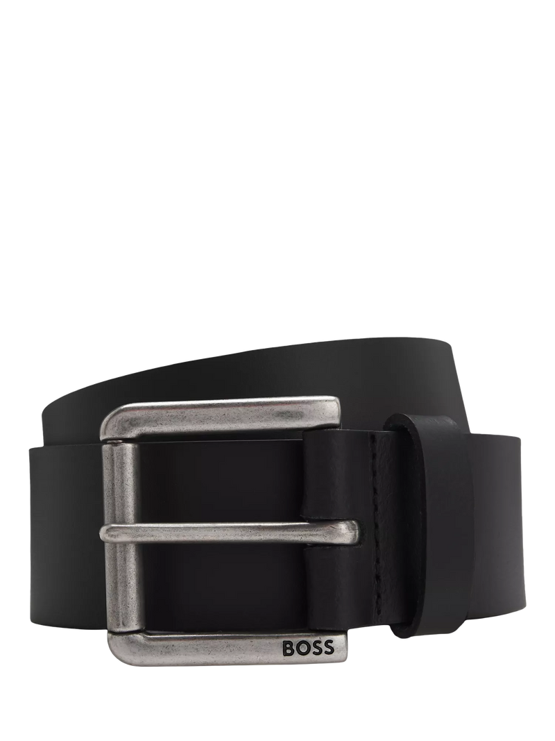 HUGO BOSS BOSS Joris leather belt black, UK version