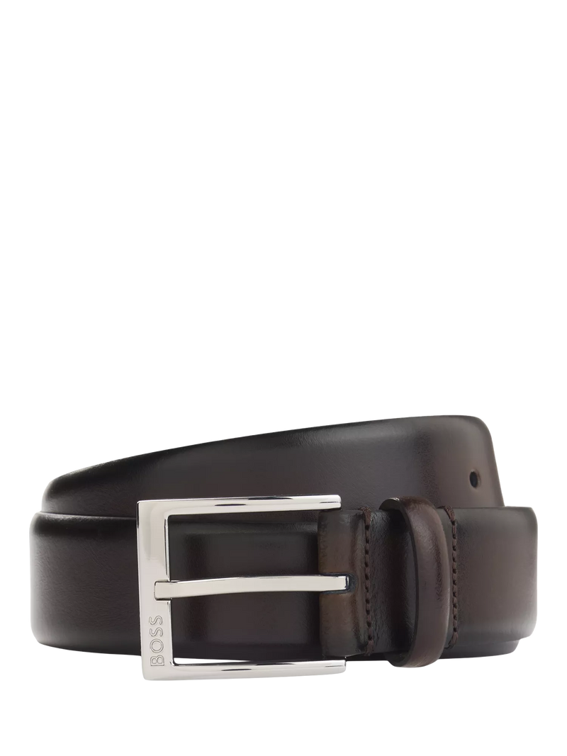 HUGO BOSS BOSS Elloy belt dark brown, UK version