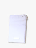Truly satin stitch bedding white double duvet cover, UK version