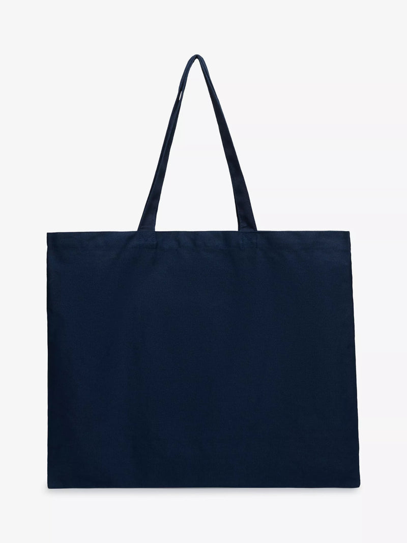 Superdry Graphic Cotton Tote Bag Navy/Off White (British brand)