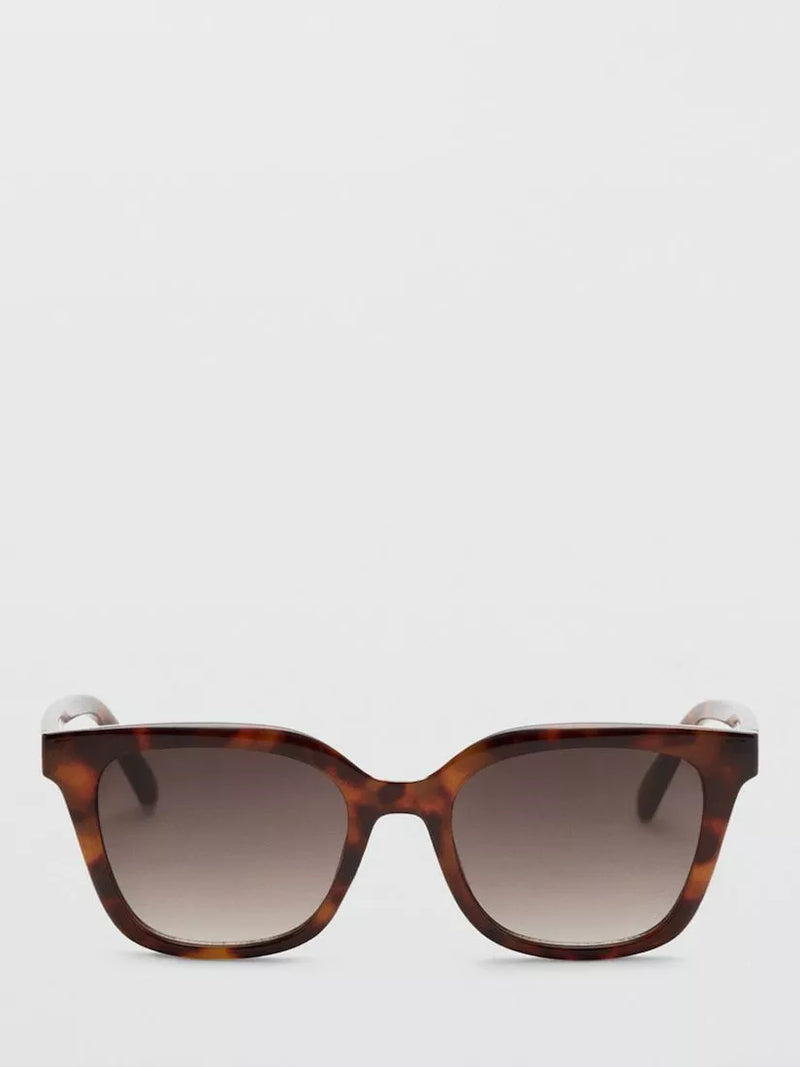 Mango square sunglasses chocolate polycarbonate lenses - British product