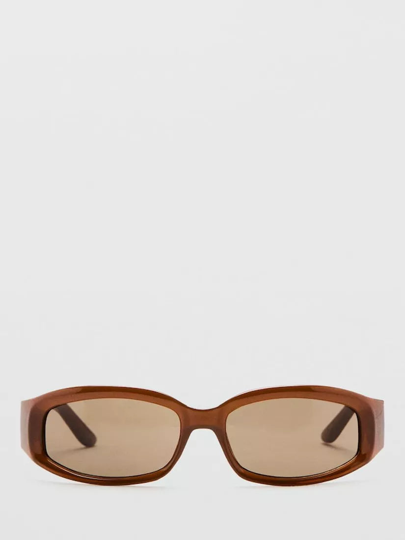 Mango rectangular sunglasses brown (British brand)