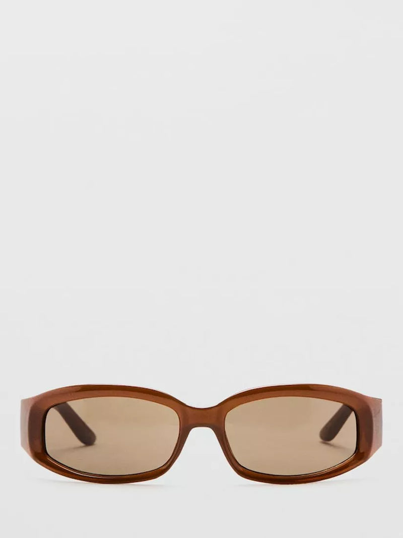 Mango rectangular sunglasses brown (British brand)