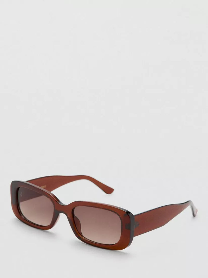 Mango rectangular sunglasses brown (British brand)
